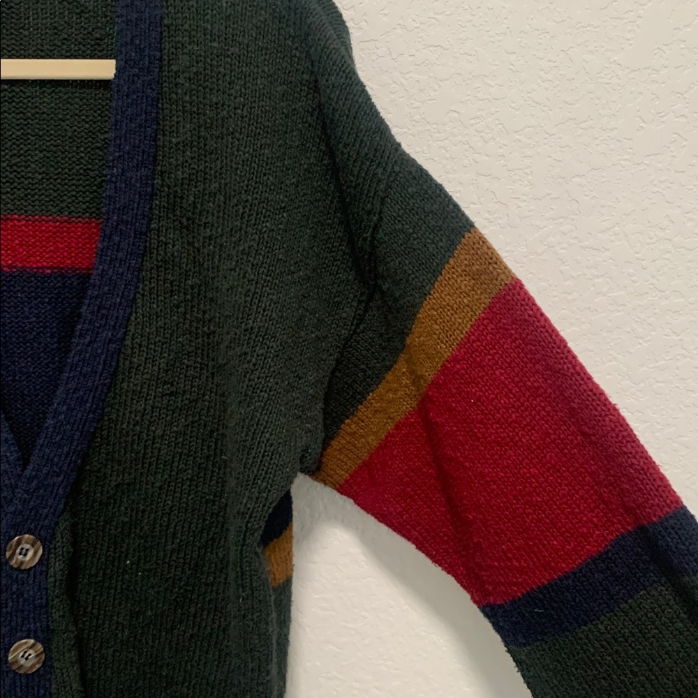 Vintage Lake Harmony Patchwork Oversized Cardigan… - image 4